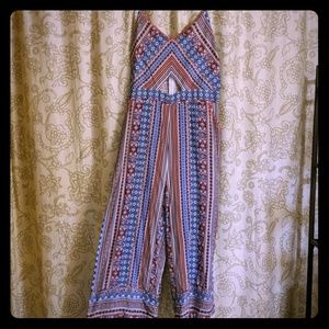 NWT Shinestar Cropped Jumpsuit Romper XL